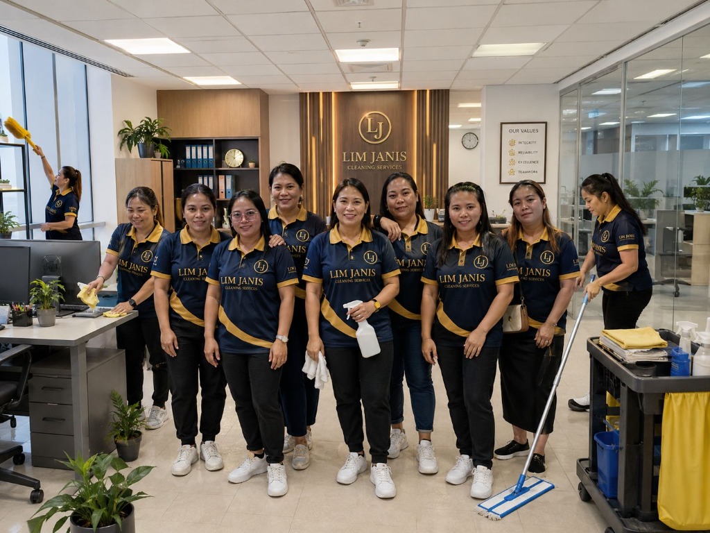 Lim Janis Cleaning Services Office Team